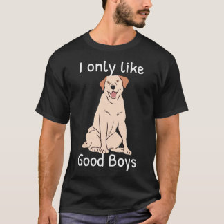 Gele Labrador Retriever Lab Dog vind ik alleen maa T-shirt