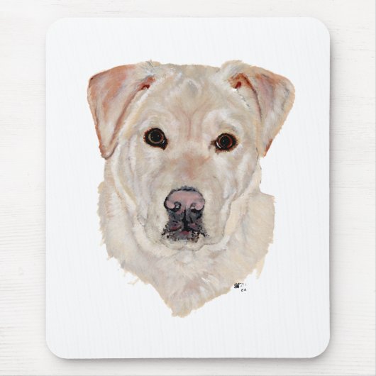 Gele Labrador Retriever Muismat (Voorkant)