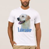 gele labrador retriever naam t-shirt (Voorkant)
