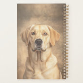 Gele Labrador Retriever Portret Persoonlijk Jaarli Planner (Achterkant)