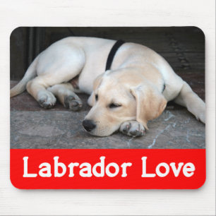Gele Labrador Retriever Puppy Hond - Gele Lab Muismat