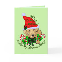Gele Labrador Retriever Puppy kerstcadeaus