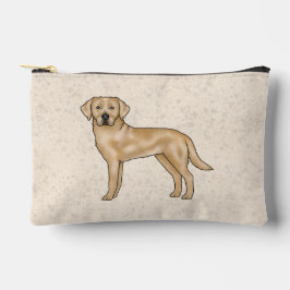 Gele Labrador Retriever Schattige Cartoon Lab Hond Etui