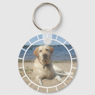 Gele labrador Retriever Sleutelhanger