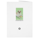 Gele labrador Retriever & Tennis Balls Painting (Achterkant)