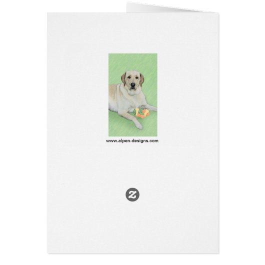 Gele labrador Retriever & Tennis Balls Painting (Achterkant)