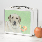 Gele labrador Retriever & Tennis Balls Painting (In situ)