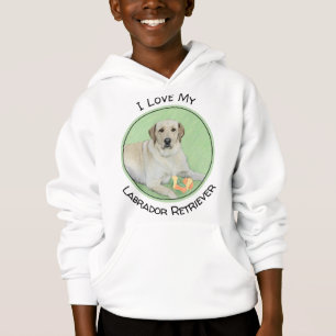Gele labrador Retriever & Tennis Balls Painting