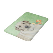 Gele labrador Retriever & Tennis Balls Painting Badmat (Gekanteld)