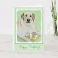 Gele labrador Retriever & Tennis Balls Painting