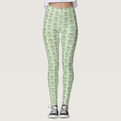 Gele labrador Retriever & Tennis Balls Painting Leggings (Voorkant)