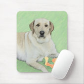 Gele labrador Retriever & Tennis Balls Painting Muismat (Met muis)