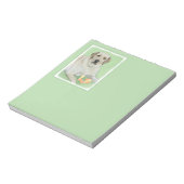 Gele labrador Retriever & Tennis Balls Painting Notitieblok (Linkerzijde)