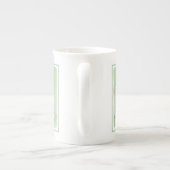 Gele labrador Retriever & Tennis Balls Painting Porselein Kop (Achterkant)