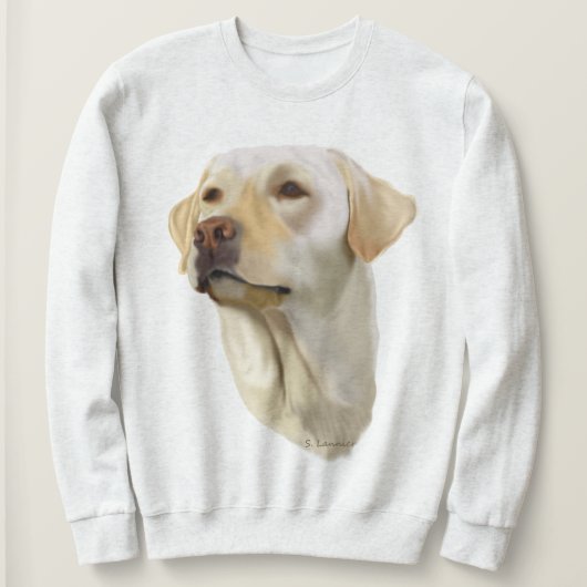 Gele Labrador Retriever Trui (Design voorkant)