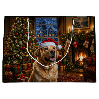 Gele Labrador Retriever Vakantie Groot Cadeauzakje