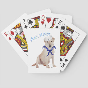 Gele Labrador Retriever Zeiler Pokerkaarten