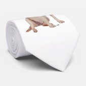 Gele Labrador Retriever Zeiler Stropdas (Opgerold)