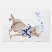 Gele Labrador Retriever Zeiler Theedoek (Horizontaal)