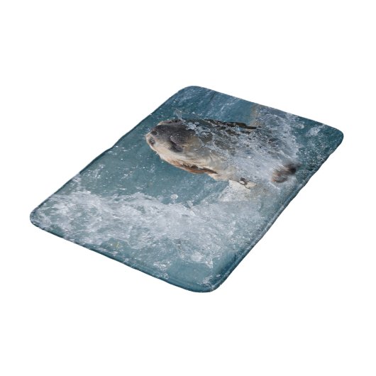 Gele labrador Retriever zwemmen Badmat (Gekanteld)