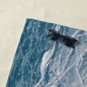 Gele labrador Retriever zwemmen Strandlaken (In situ)