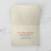 Gele labrador Retrievers in het kerstvenster Kaart (Binnen)