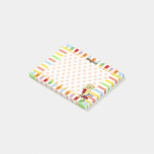 Gele Labrador Student 3 Post-it® Notes (Schuin)