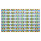 Gele labradors op couch Dog Fabric Stof (Yard (91,4 cm))