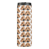 Gele Labradors op Tumbler Thermosbeker (Achterkant)