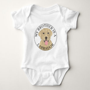 Gele Labradorshond Romper