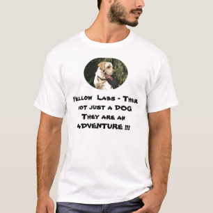 Gele labs - avontuur t-shirt