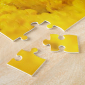 Gele ladybird, Gigzaag Puzzle Legpuzzel (Zijkant)