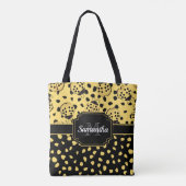 Gele Ladybugs Tote Bag (Achterkant)