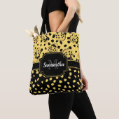 Gele Ladybugs Tote Bag (Dichtbij)