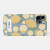  gele lamon naadloos patroon Case-Mate iPhone case (Achterkant (horizontaal))