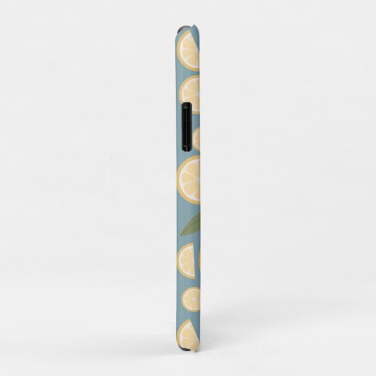 gele lamon naadloos patroon Case-Mate iPhone case (Achterkant/rechts)