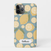 gele lamon naadloos patroon Case-Mate iPhone case (Achterkant)