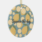  gele lamon naadloos patroon keramisch ornament (Rechts)