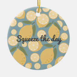  gele lamon naadloos patroon keramisch ornament