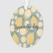  gele lamon naadloos patroon ornament (voorkant)