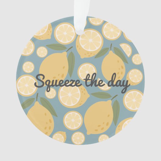  gele lamon naadloos patroon ornament (voorkant)