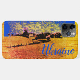 Gele landelijke velden Trees Blue Sky Case-Mate iPhone Case