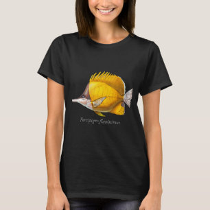 Gele Langneus-Vlinderfish Wetenschappelijke Naam - T-shirt