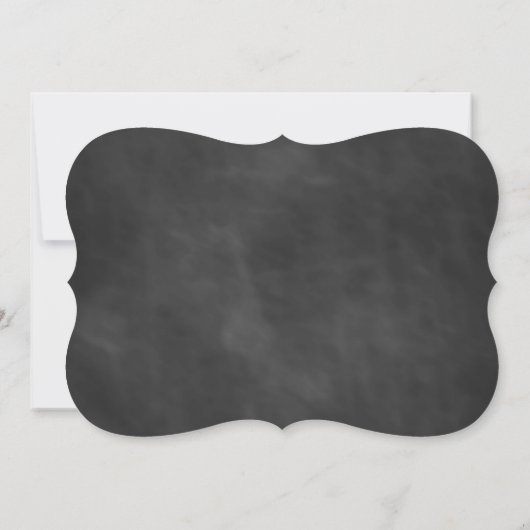 Gele lantaarns op Chalk Couple's Shower Invite Kaart (Achterkant)