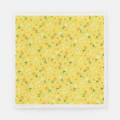 Gele lantbloem servet (Voorkant)