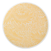 Gele Larkspur William Morris keramische knop (Voorkant)