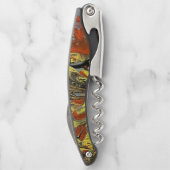 Gele lava kurkentrekker (Achterkant)