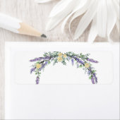 Gele lavendel roze en Eucalyptus Label (Insitu)