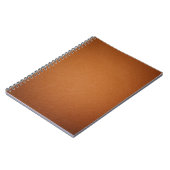 Gele lederen textuur notitieboek (Linkerzijde)