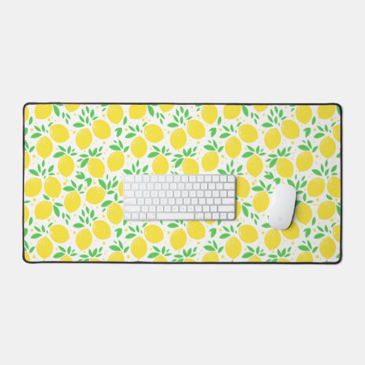 Gele leemons bureaumat (Keyboard & Muis)